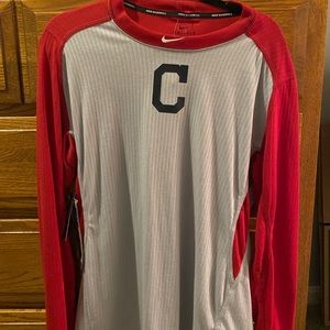 Nike men’s Cleveland Indians long sleeve